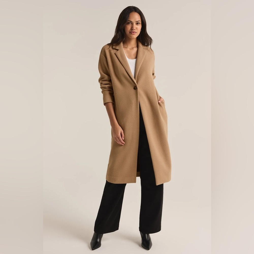 NWOT Z Supply Mason Coat Camel